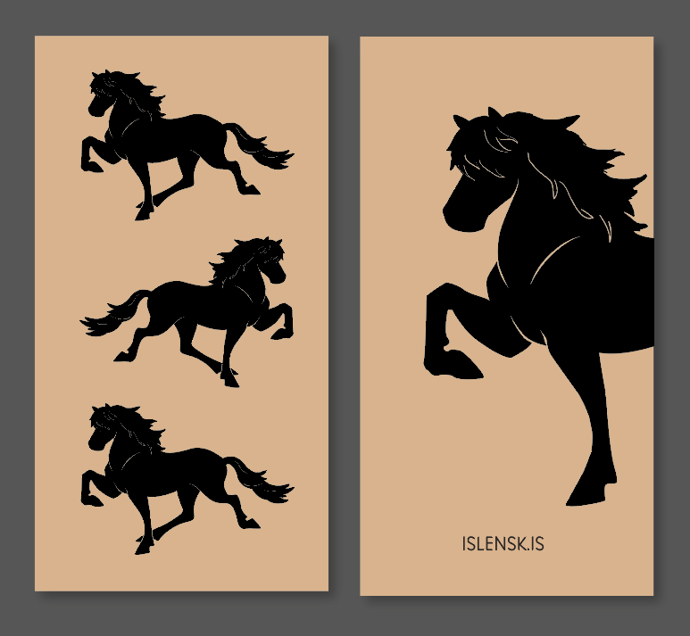 Servett Hestur Íslensk