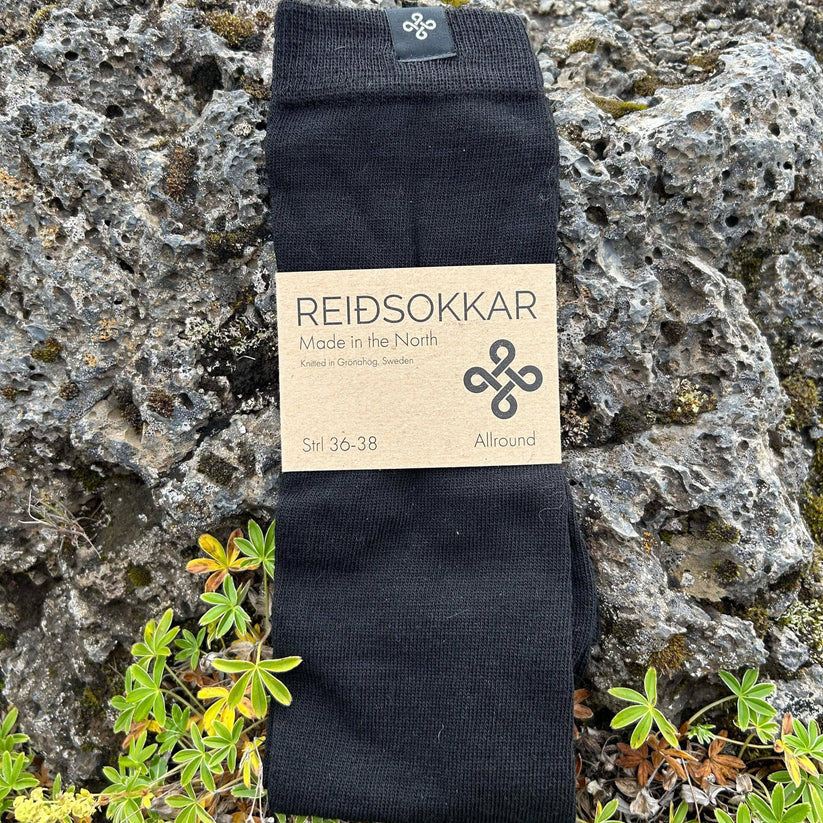 Reiðsokkar Sleipner Svart 75% Merinoull