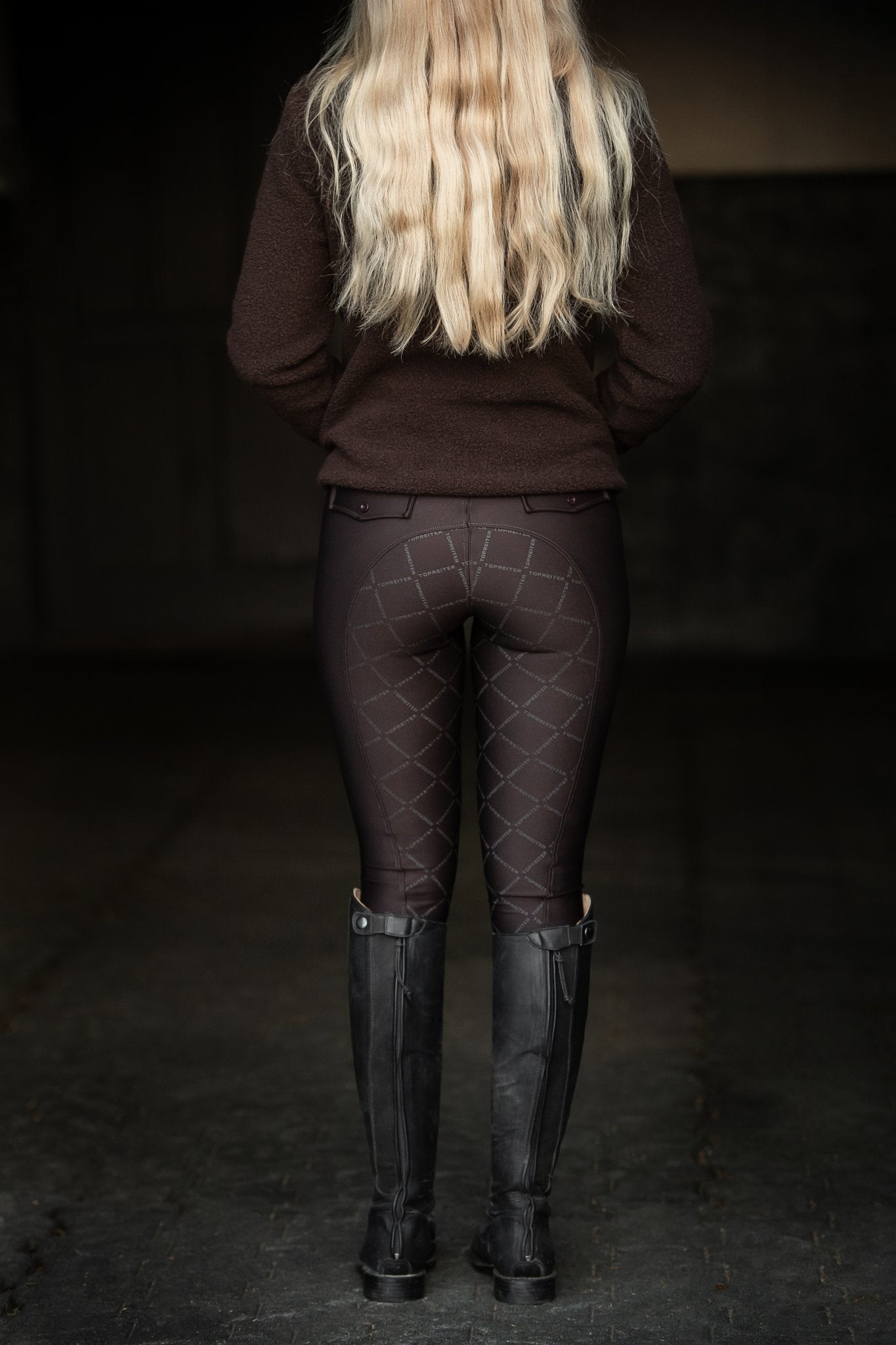 TR Kara Competition Leggings Mörkbrun