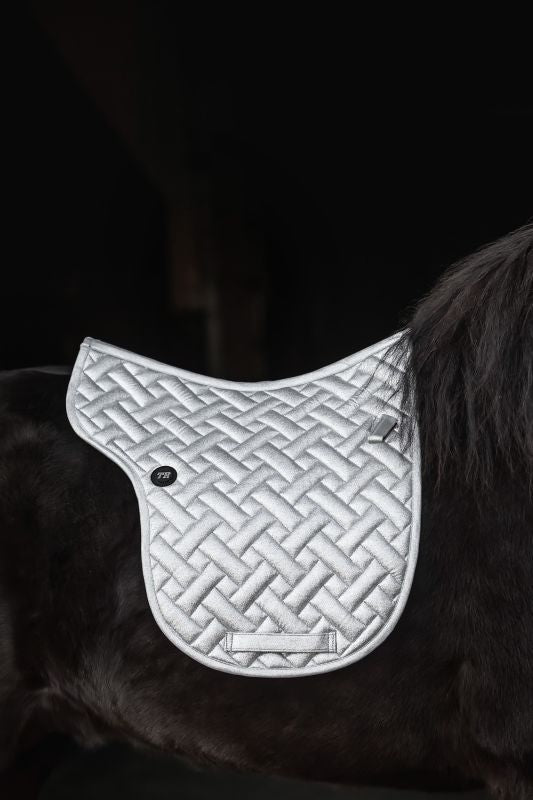 TR Saddlepad Glitrandi Silver